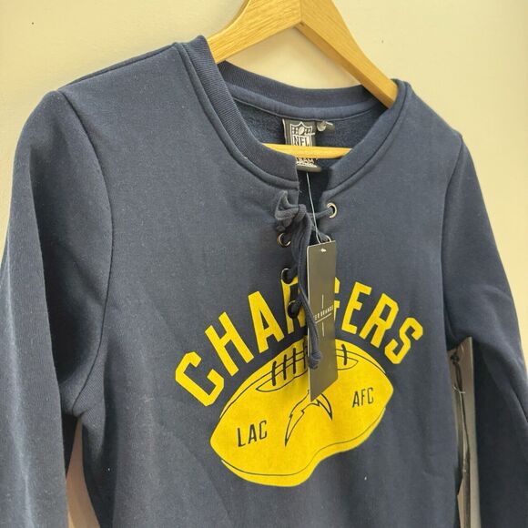 Ultra Game NFL Women Los Angeles Charger Long Sleeve Fleece Sweatshirt Small NEW - Picture 11 of 15